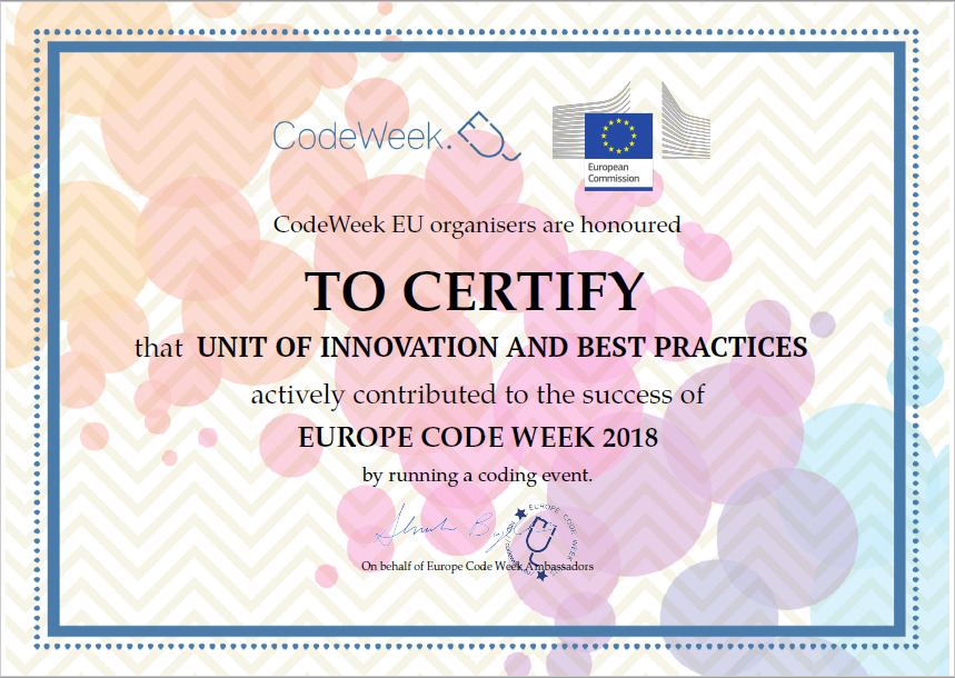 certification codeweek