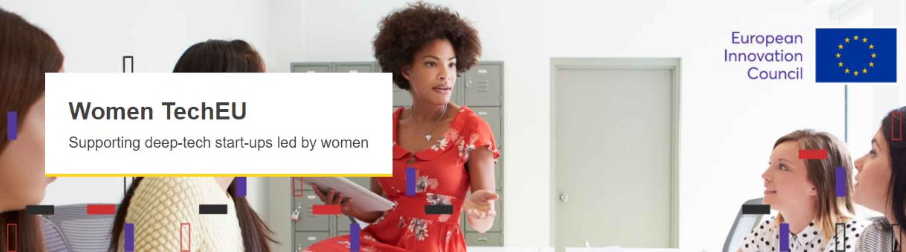 Women talking to each other in a business setting.